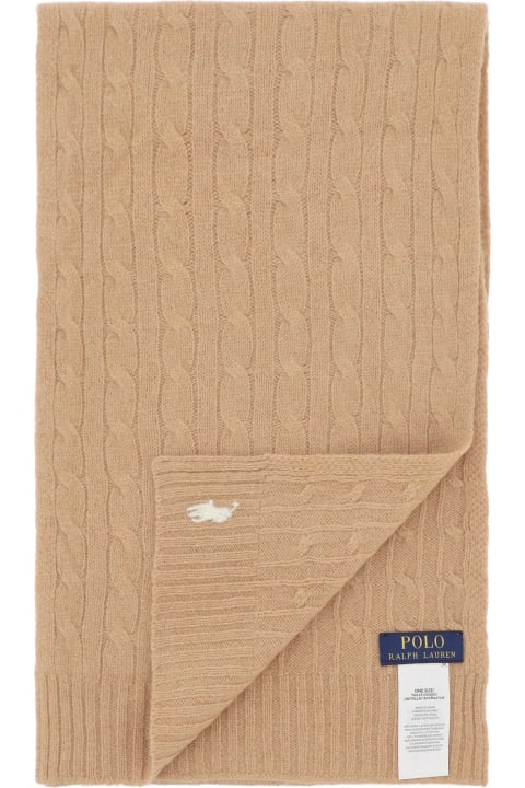 Polo Ralph Lauren Scarves & Wraps for Women Polo Ralph Lauren Wool And Cashmere Cable-knit Scarf