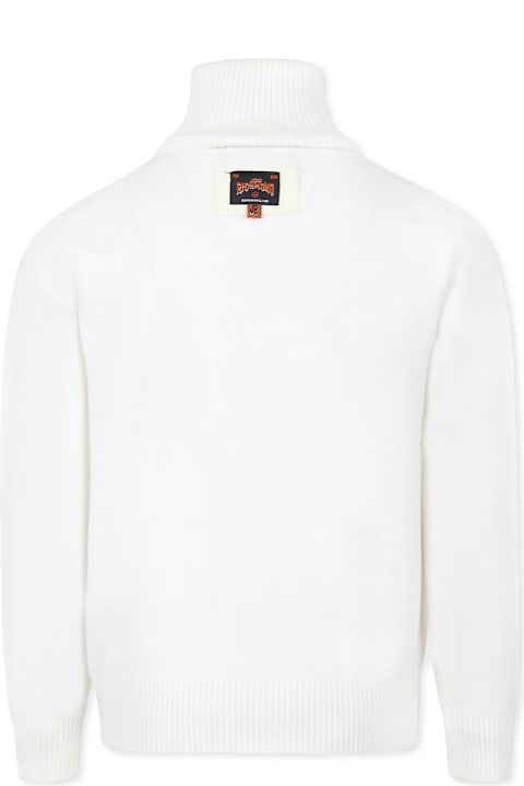 Homeware Richmond White Turtleneck For Boy