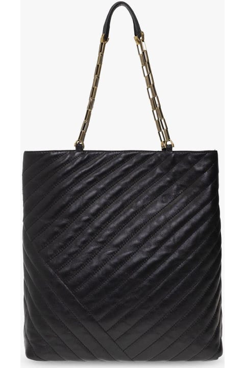 Isabel Marant Totes for Women Isabel Marant Logo Plaque Quilted Tote Bag