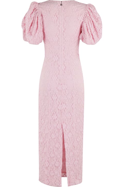 Rotate by Birger Christensen Dresses for Women Rotate by Birger Christensen Lace Fitted Midi Dress