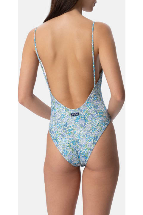 Homeware MC2 Saint Barth Woman Joanna Luise One-piece Swimsuit Cecille | Made With Liberty Fabric