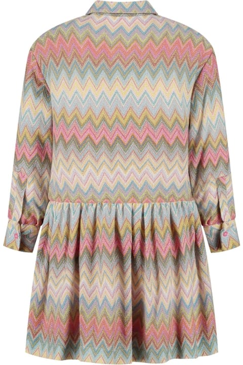 Missoni Kids لـ Men Missoni Kids Abito Con Motivo A Zigzag