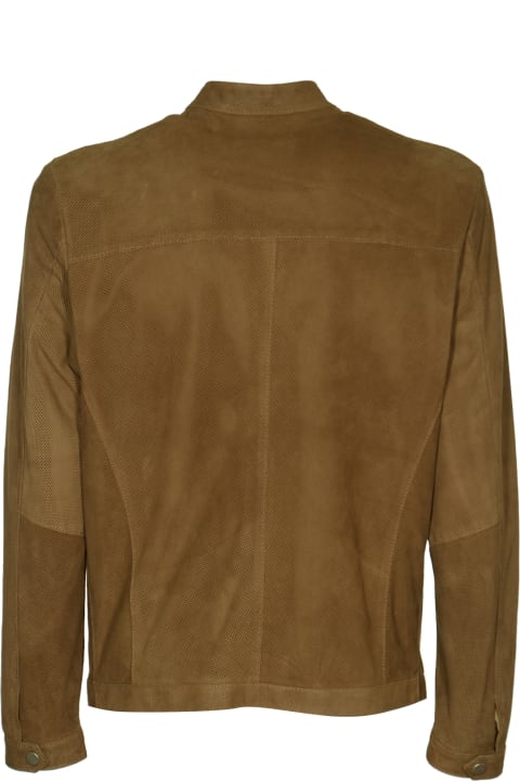DFour Clothing for Men DFour Band Collar Zipped Jacket