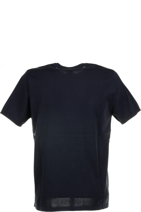 Aspesi Topwear for Men Aspesi Navy Blue T-shirt
