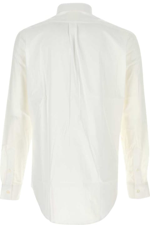 Givenchy قمصان لـ القسم الرجالي Givenchy White Poplin Shirt