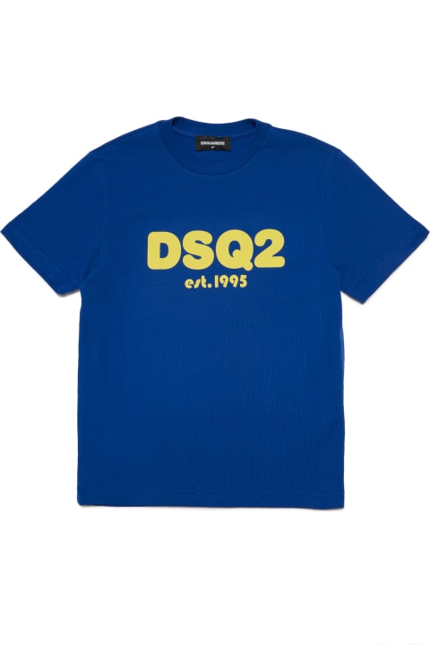 Fashion for Women Dsquared2 D2t1019u Relax T-shirt Dsquared T-shirt With Logo Dsq2 Est.1995