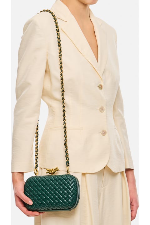 Bottega Veneta for Women Bottega Veneta Knot Leather Clutch Bag