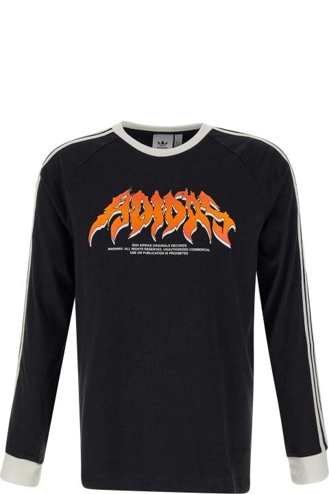 Adidas Sweaters for Men Adidas 'flames' Cotton Sweater