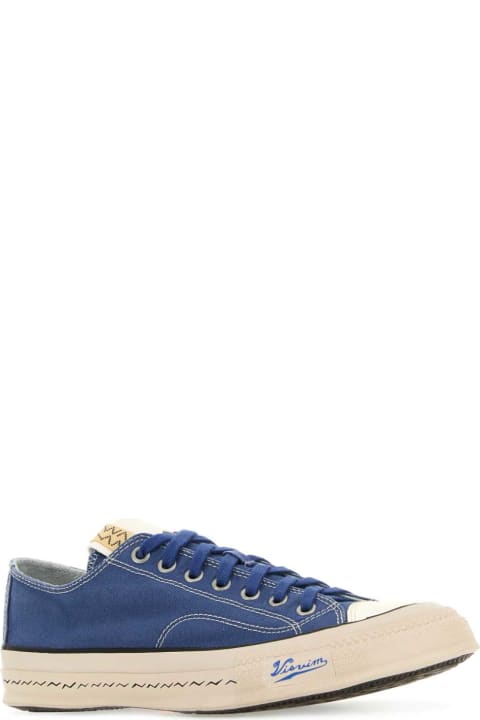 Visvim Men Visvim Blue Canvas Skagway Sneakers