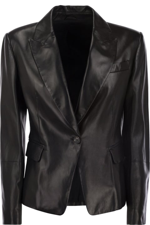 Fashion for Women Brunello Cucinelli Nappa Leather Jacket