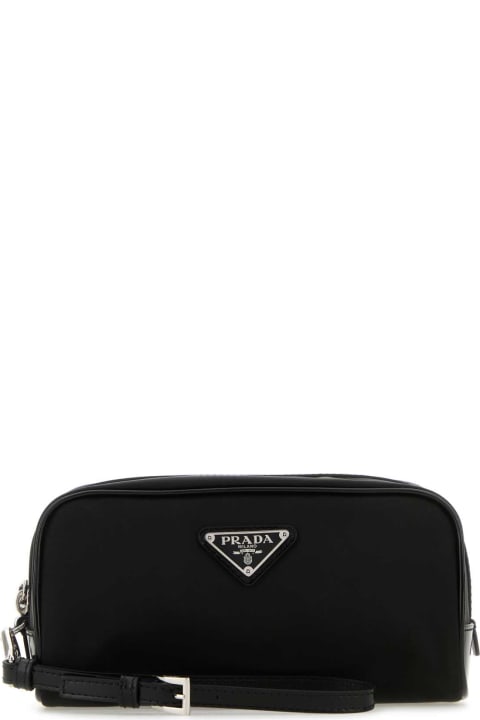 Prada Luggage for Women Prada Black Nylon Beauty Case