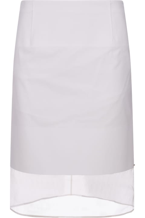 SportMax for Women SportMax White Turchia Skirt