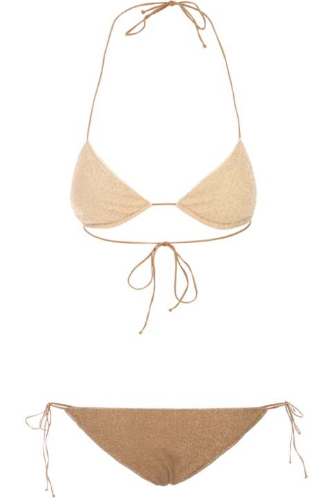 Oseree Swimwear for Women Oseree Gold Lumiere Bikini