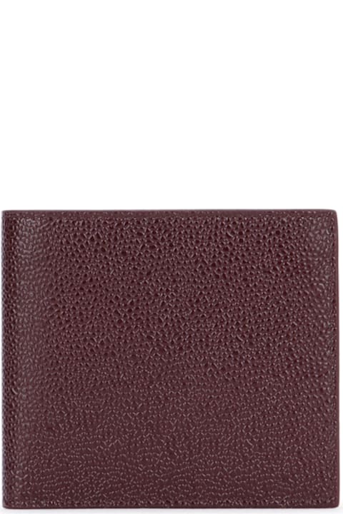 Thom Browne for Homeware Thom Browne Billfold In Pebble Lucido Leather