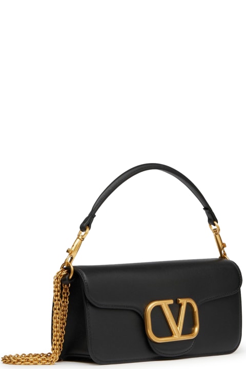 Sale for Women Valentino Garavani Shoulder Bag Loco` Vitello/antique Brass Logo