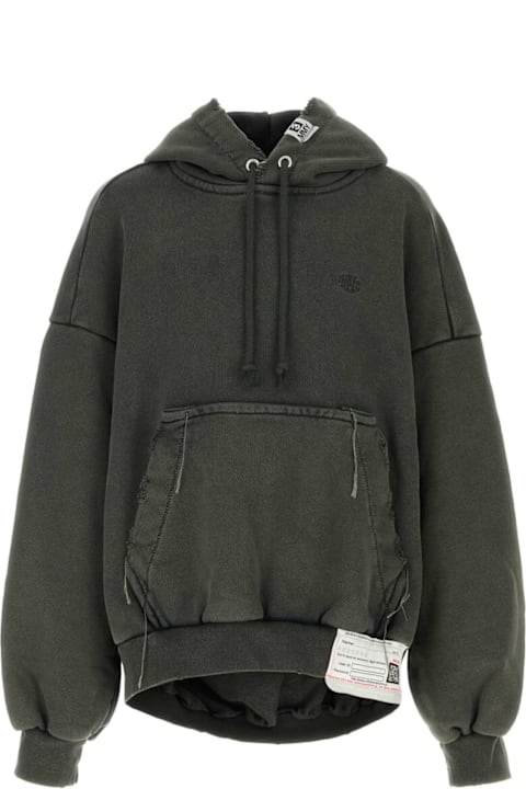 Mihara Yasuhiro for Men Mihara Yasuhiro Charcoal Cotton Oversize Sweatshirt
