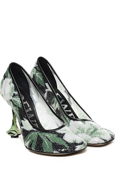 High-Heeled Shoes for Women Loewe Toy In Sequins Neckline