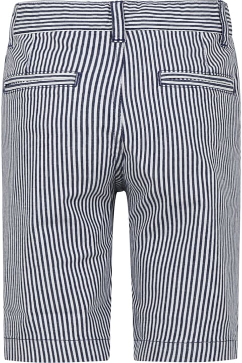 Petit Bateau ملابس تحتية لـ أولاد Petit Bateau Blue Shorts For Boy With Stripes