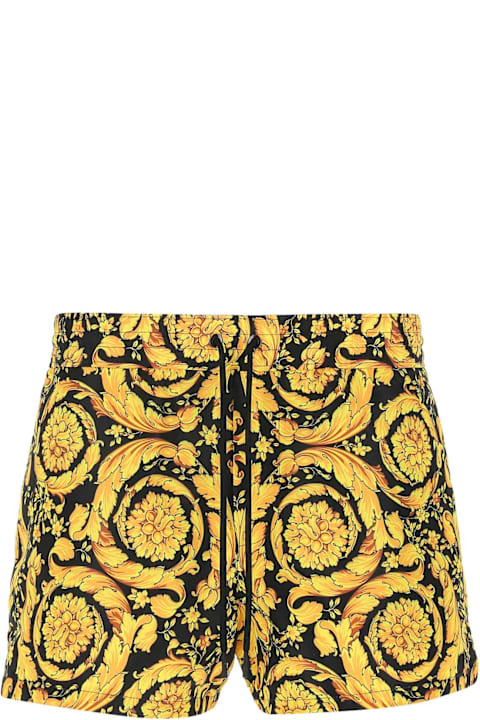 Homeware Versace Printed Polyester Swimming Shorts
