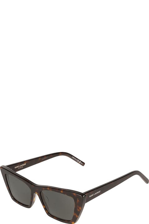 Saint Laurent Eyewear Eyewear for Women Saint Laurent Eyewear Cat Eye Frame Flame Effect Sunglasses