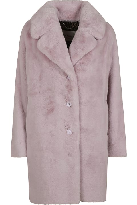 Blugirl Coats & Jackets for Women Blugirl Fur Applique Coat Blugirl