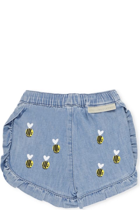 Bottoms for Baby Girls Stella McCartney Cotton Shorts With Print