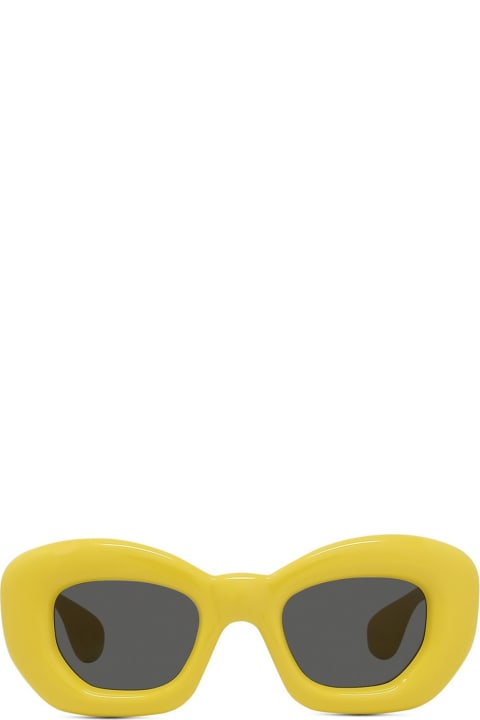 Eyewear for Men Loewe Lw40117i Inflated 39a Yellow Sunglasses