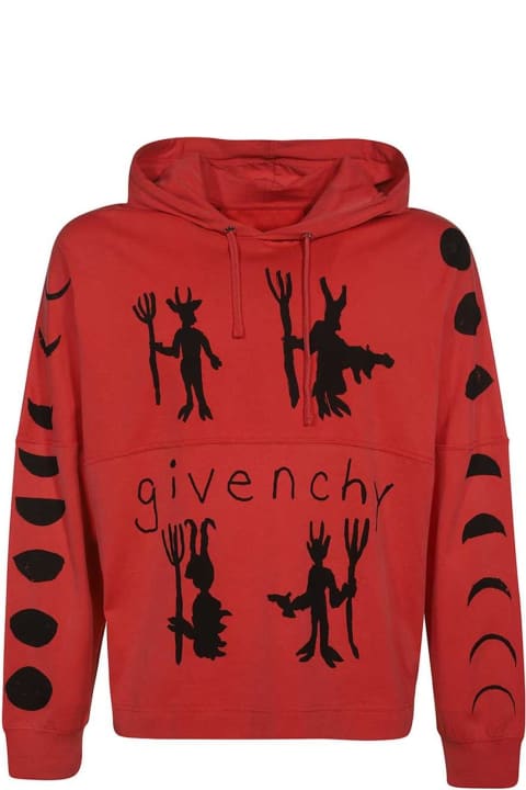 Givenchy Clothing for Men Givenchy Cotton Hooded Sweatshirt