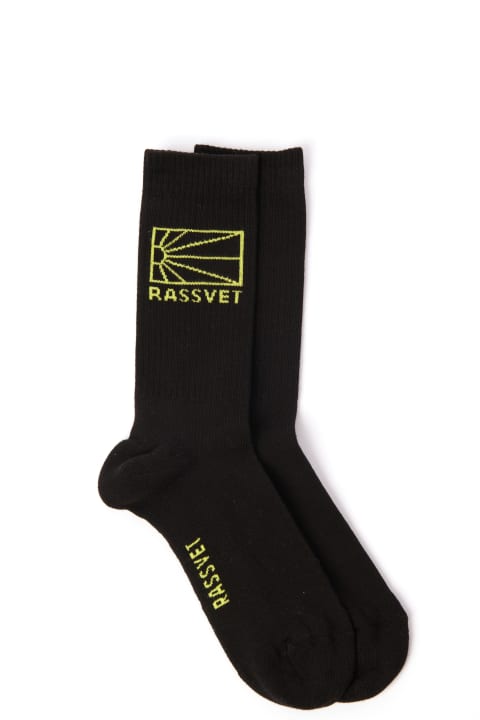Underwear for Men PACCBET Logo Socks Knit