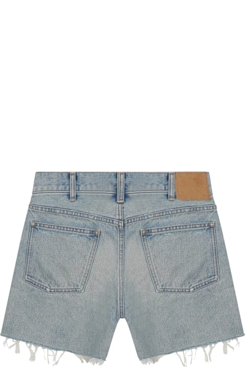 Celine Shorts With Logo Embroidery