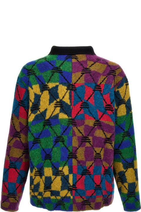 Avril8790 Sweaters for Men Avril8790 Patterned Cardigan