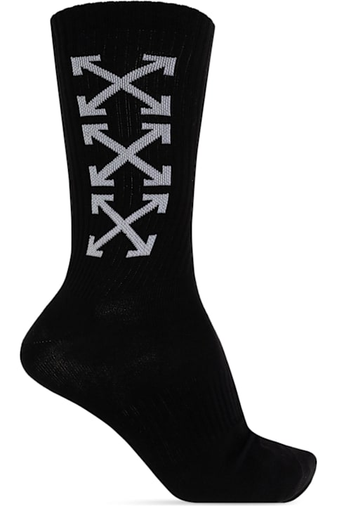 ملابس داخلية لـ القسم الرجالي Off-White Off-white Socks With Logo