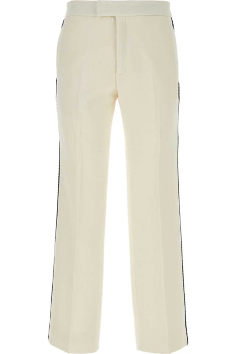 Clothing Sale for Men Gucci Ivory Tweed Pant