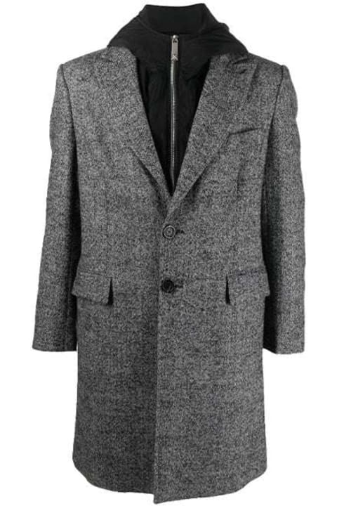 John Richmond Coats & Jackets for Men John Richmond Coat With Internal Hoodie