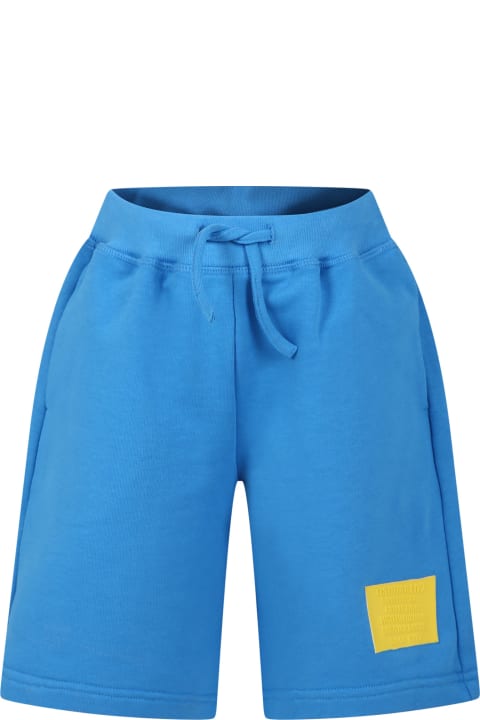ウィメンズ新着アイテム Dsquared2 Light Blue Sports Shorts For Boy