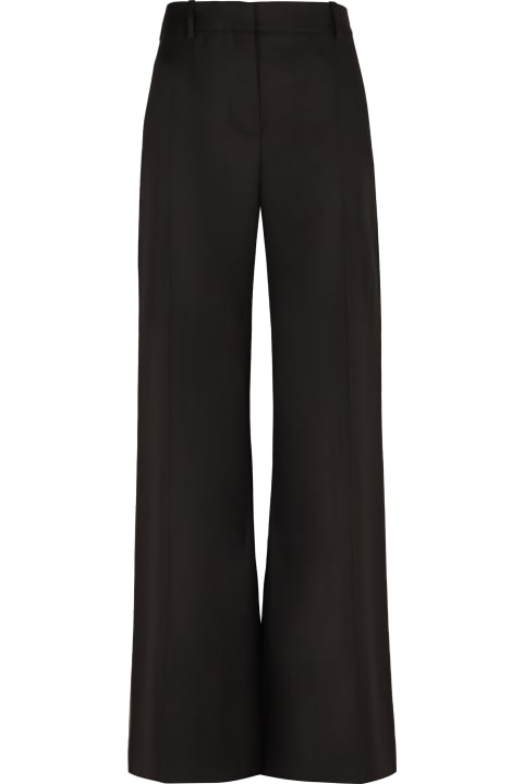 Nina Ricci سراويل طويلة وقصيرة لـ السيدات Nina Ricci High-waist Wide-leg Trousers