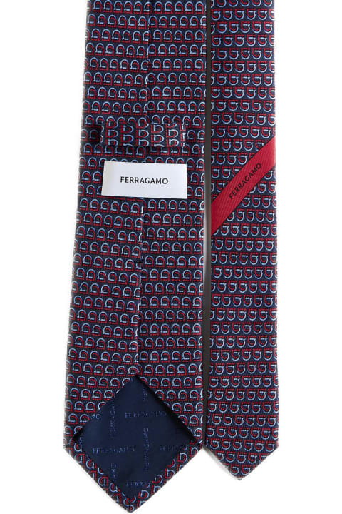 Ferragamo Ties for Women Ferragamo 'gancini' Tie