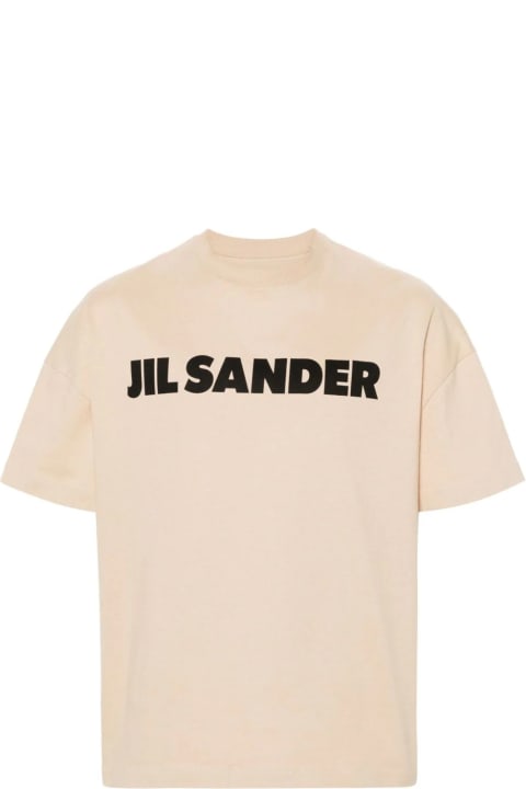 Jil Sander Topwear for Men Jil Sander Jil Sander Logo Printed Crewneck T-shirt