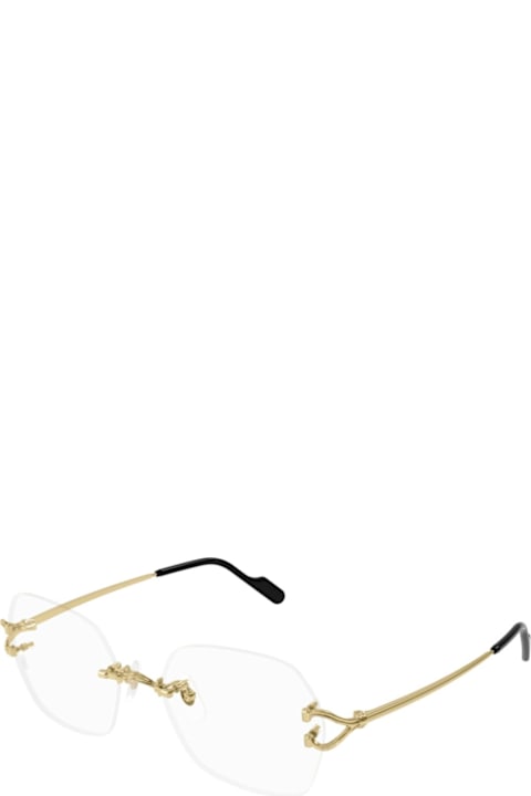 Cartier Eyewear Ct0564o-001gold-gold-transparent