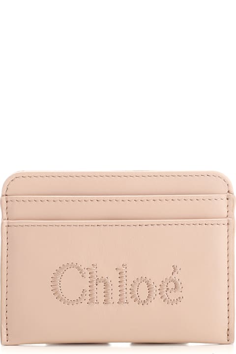Chloé Women Chloé Leather Card Case