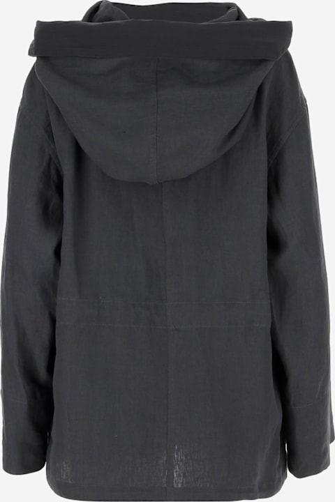 Giorgio Armani for Women Giorgio Armani Hooded Linen Jacket