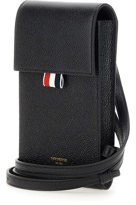 メンズ Thom Browneのショルダーバッグ Thom Browne 'crossbody Fold Holder' Leather Bag