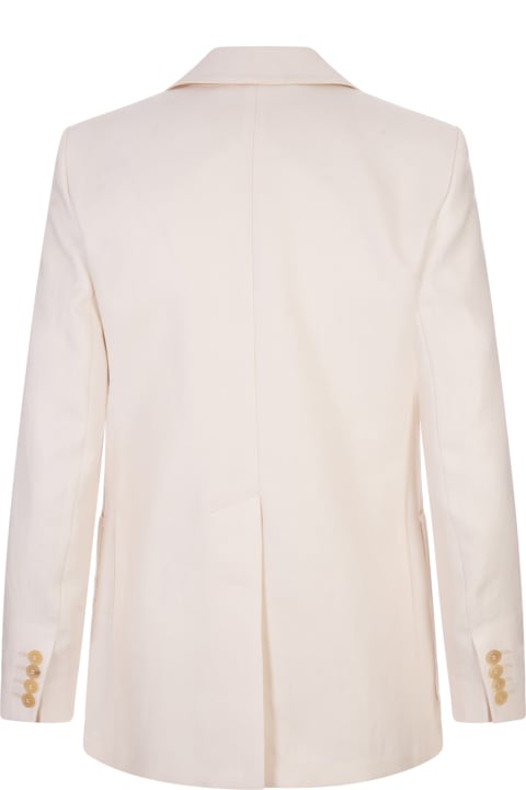 Max Mara Coats & Jackets for Women Max Mara Ivory White Boemia Jacket