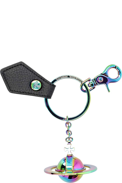 Vivienne Westwood Keyrings for Women Vivienne Westwood 3d Orb Iridescent Keyring