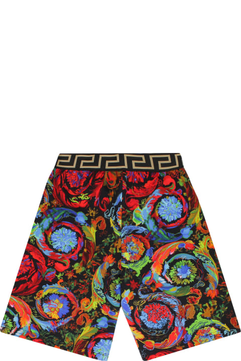 Young Versace for Kids Young Versace Printed Cotton Shorts