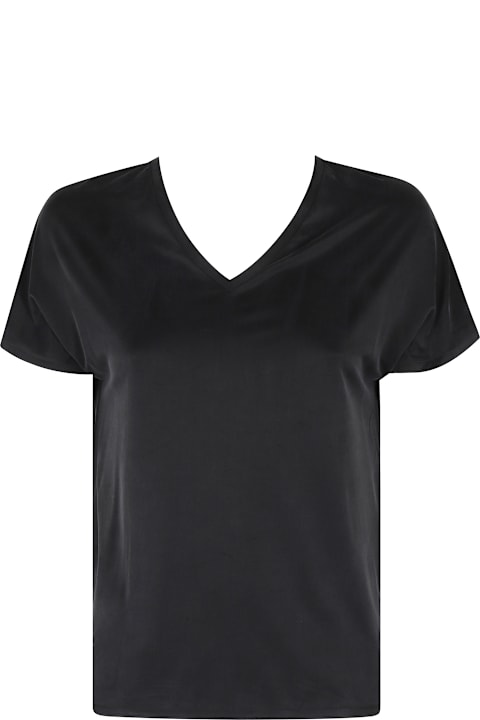 RRD - Roberto Ricci Design Clothing for Women RRD - Roberto Ricci Design Cupro V Neck Wom Shirty