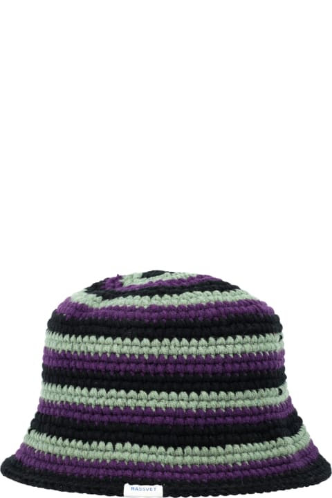 PACCBET Hats for Men PACCBET Striped Knit Bucket Hat