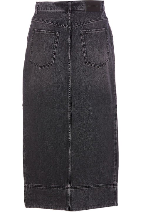 Skirts for Women Pinko Denim Maxi Skirt