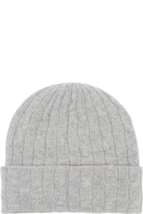 Polo Ralph Lauren for Women Polo Ralph Lauren Cable-knit Cashmere And Wool Beanie Hat