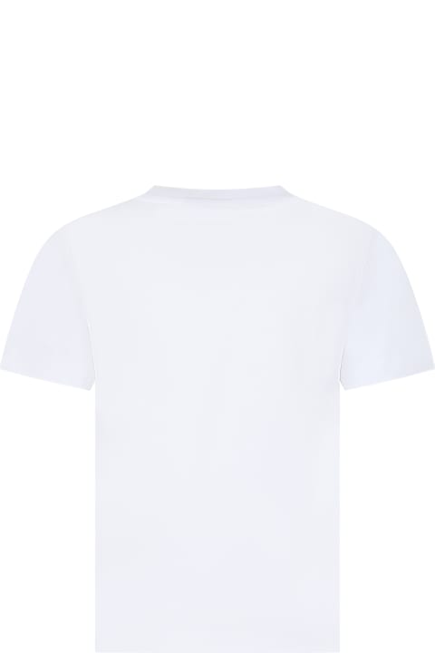 Fashion for Boys Hugo Boss White T-shirt For Boy With Logo